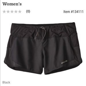 XS womens pantagonia black shorts gently used